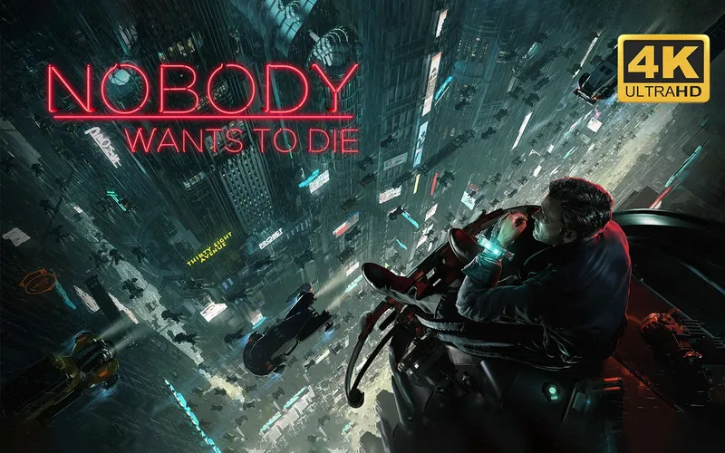 【无人愿死】4K 最高画质 全结局 全流程通关攻略 赛博科幻探案推理游戏 - Nobody Wants to Die【完结】