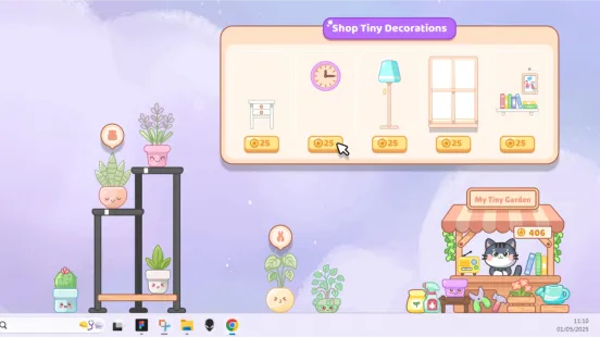 《我的小小花园》桌面放置新游