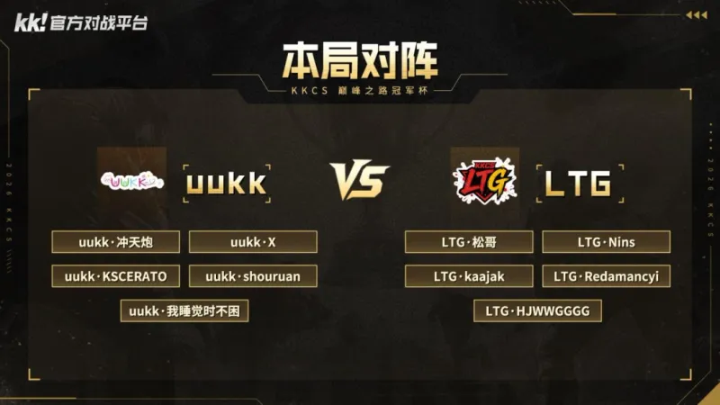 KKCS巅峰之路冠军杯《CS1.6》C组战况