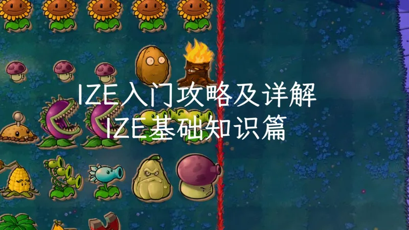【IZE】IZE入门攻略及详解——IZE基础知识篇