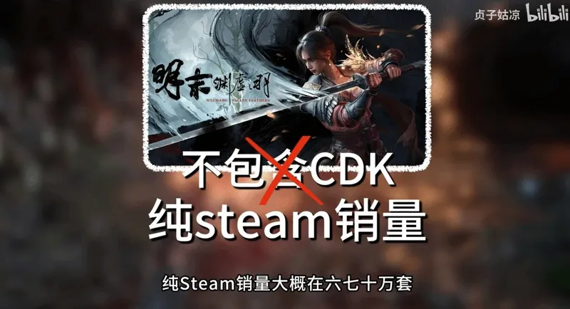 《明末：渊虚之羽》Steam销量分析-纯Steam销量约60万份