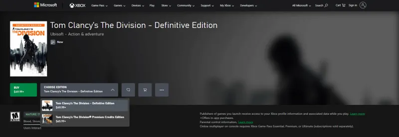 《全境封锁》终极版悄然上架