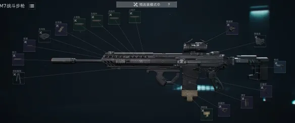 《三角洲行动》S8赛季M7改装方案详解