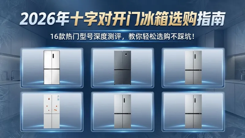 2026年十字对开门冰箱选购指南：16款热门品牌深度测评，教你轻松选购不踩坑！还在纠结哪个品牌好？看完这篇攻略，让你快速找到心仪的十字对开门冰箱。