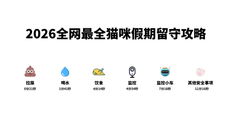 2026年春节9天猫咪留守攻略！