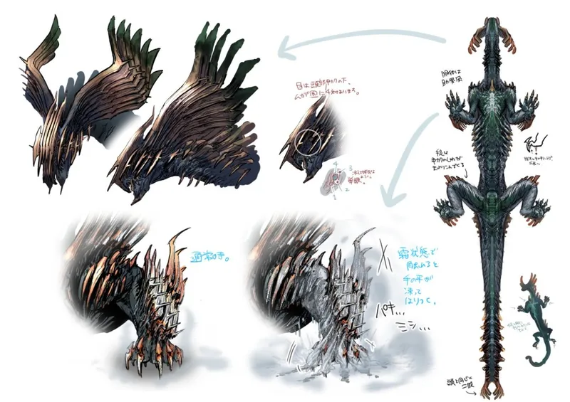 《怪物猎人：荒野》概念设计图公开