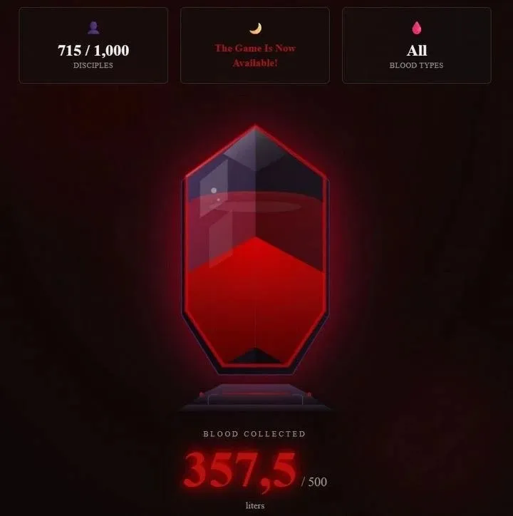 《嗜血之王:崛起》献血换游戏活动圆满结束