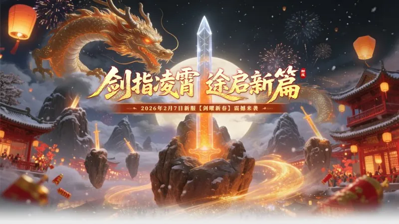 《玄天之剑》新春特别服务器开启-剑曜新春带来丰富福利与公平竞技