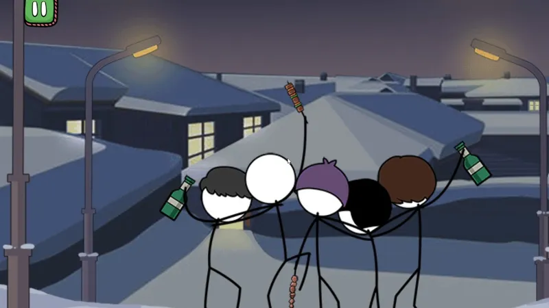 火柴人大逃亡新年特辑解说，不是攻略哦