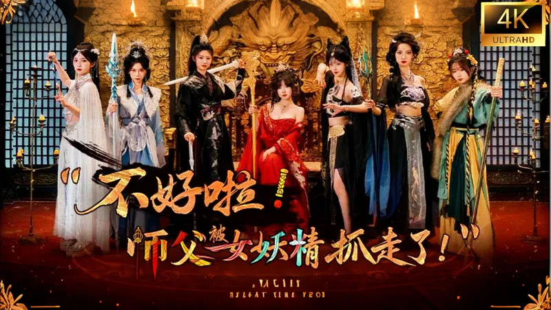 【不好啦！师父被女妖精抓走了！】4K 完美路线 全结局+100%探索+全好感度路线通关攻略 古风真人互动恋爱游戏