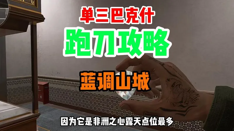 一枪不开绝密巴克什保姆级跑刀避战攻略，非洲之心圣地