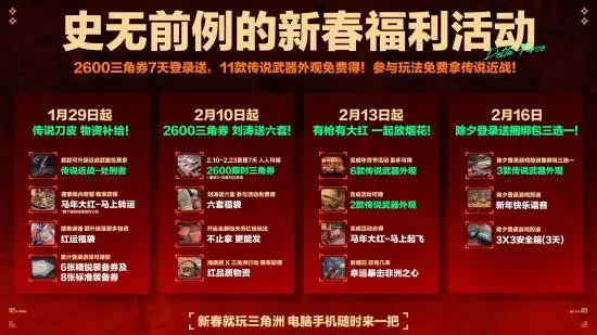 《三角洲行动》新春福利全面开启