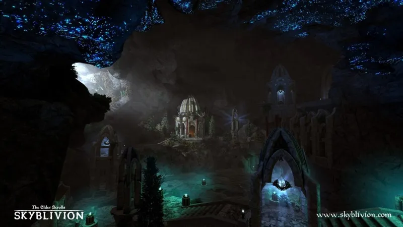 《上古卷轴5》ModSkyblivion新截图发布