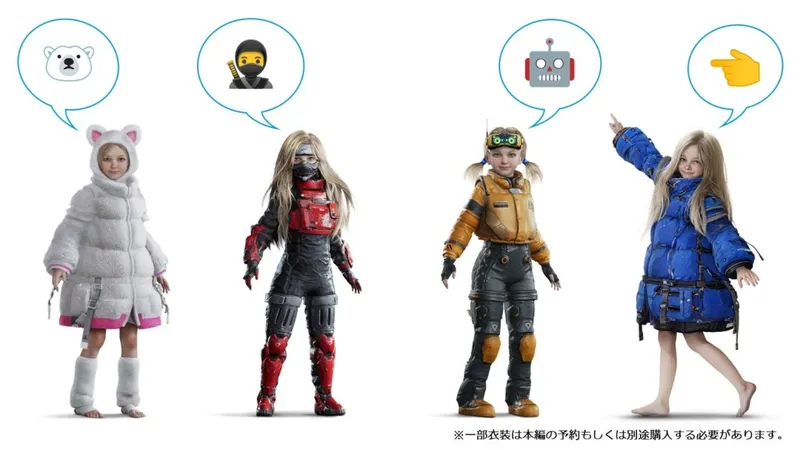 《识质存在》小萝莉戴安娜四套服装展示