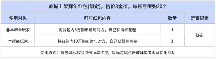 《新倚天外传》春节活动