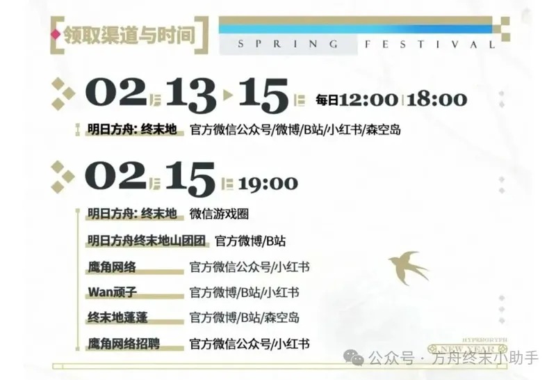 《终末地》定制红包封面限时发放