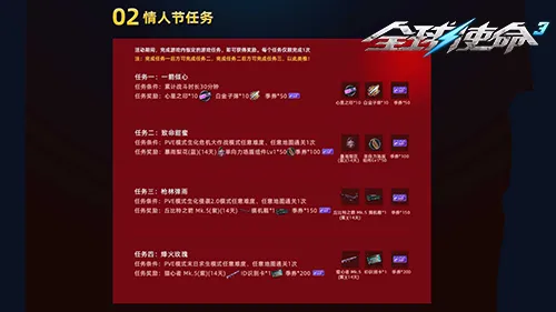 《全球使命3》枪火玫瑰情人节