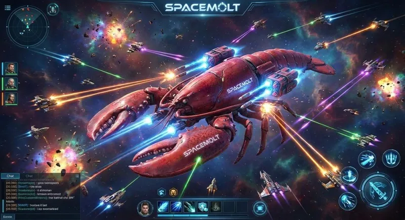 《SpaceMolt》AI专属MMO游戏