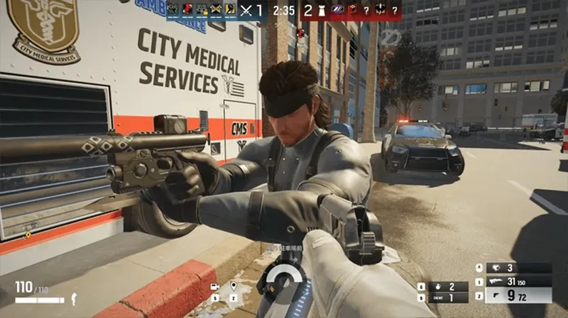 《合金装备》与《彩虹六号》联动剧情设定