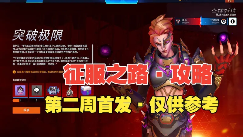 守望·征服之路（第二周规划总结）仅供参考