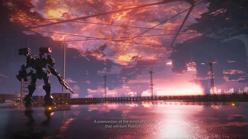 《装甲核心6》被日本玩家戏称为女性向恋爱游戏