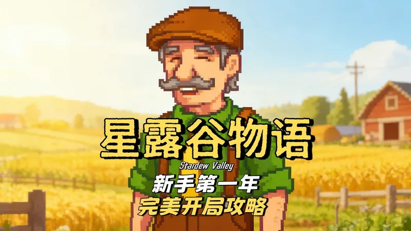 《星露谷物语》新手第一年完美开局攻略。