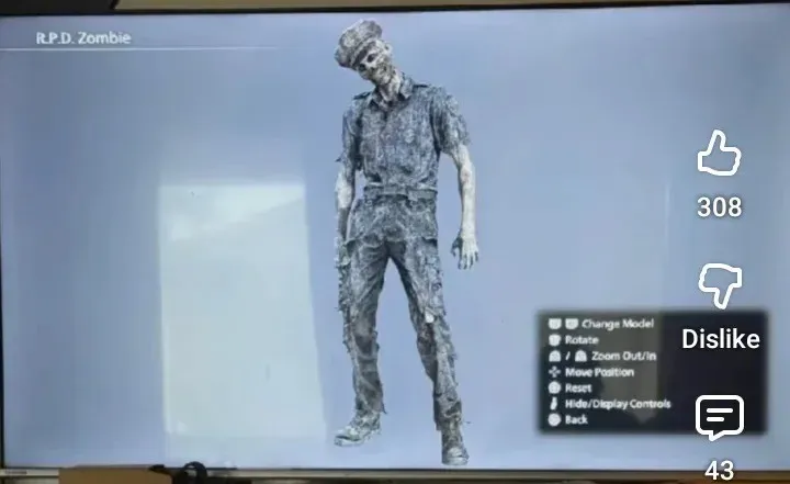 《生化危机9》角色与怪物建模渲染图泄露