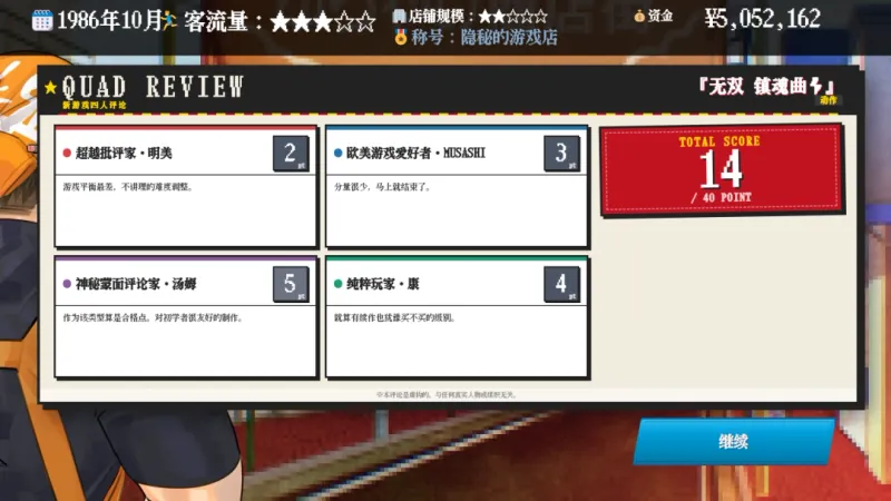 《夕阳游戏店》叙事经营新作亮相Steam新品节