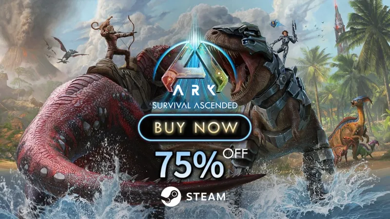 《方舟生存飞升》新史低热销登顶-星耀DLC炎砂荒漠大型更新上线