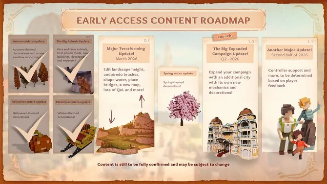 《自在城镇》大型更新3月发布