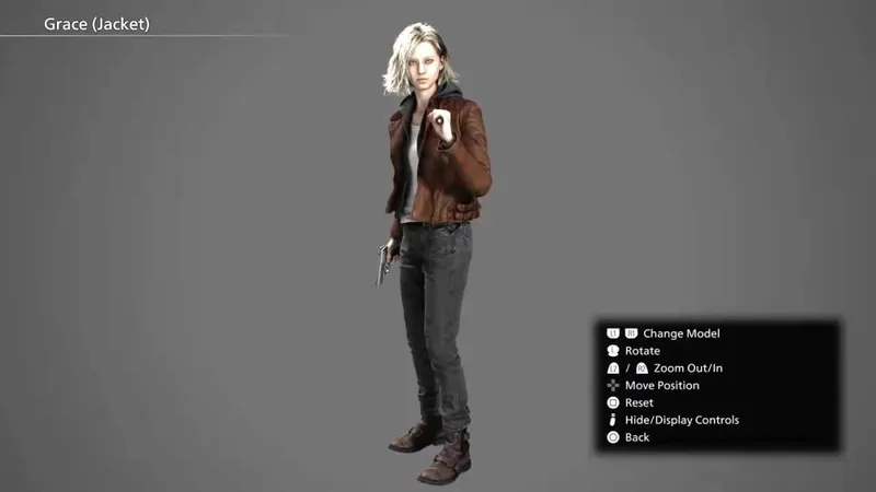 《生化危机9》角色模型展示-格蕾丝皮肤惊艳众人