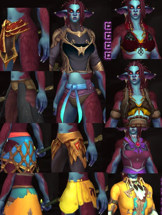 《魔兽世界》哈拉尼尔种族装备穿模问题