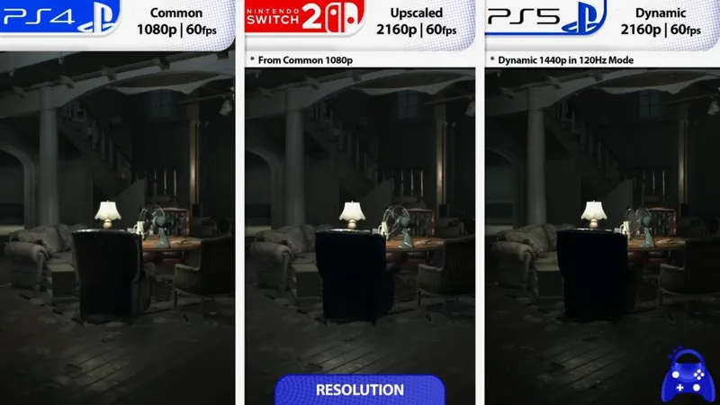 《生化危机7》NS2版与PS4/PS5画质对比-性能与画面表现详解