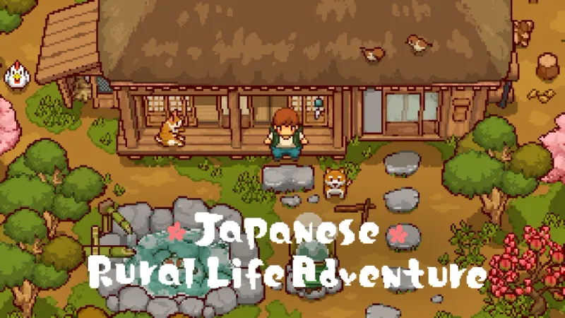 《JapaneseRuralLifeAdventure》Switch/Steam版上线-体验日本田园