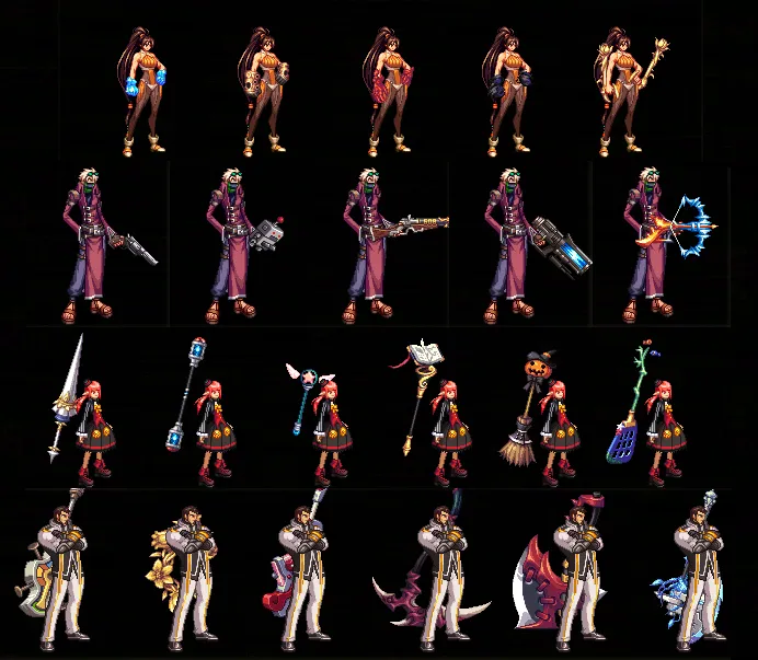 《DNF手游》全职业80级武器外观曝光