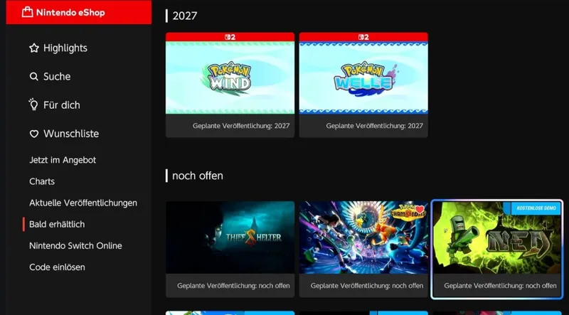 《宝可梦风/波》多国eShop页面上线-心愿单开启预示发售加速