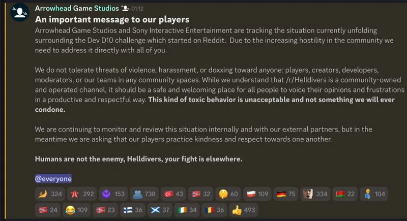 《绝地潜兵2》玩家挑战难度引争议