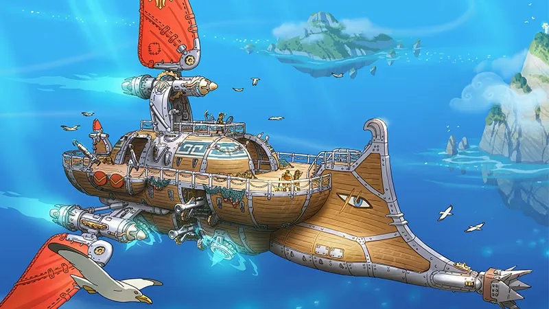 《回音：飞艇传说》艺术分享