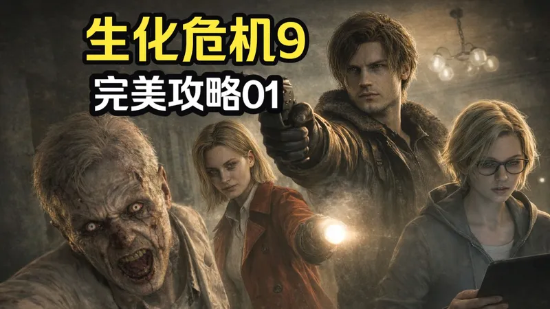 生化危机9 全收集+禁血药剧情攻略01【手柄出品】