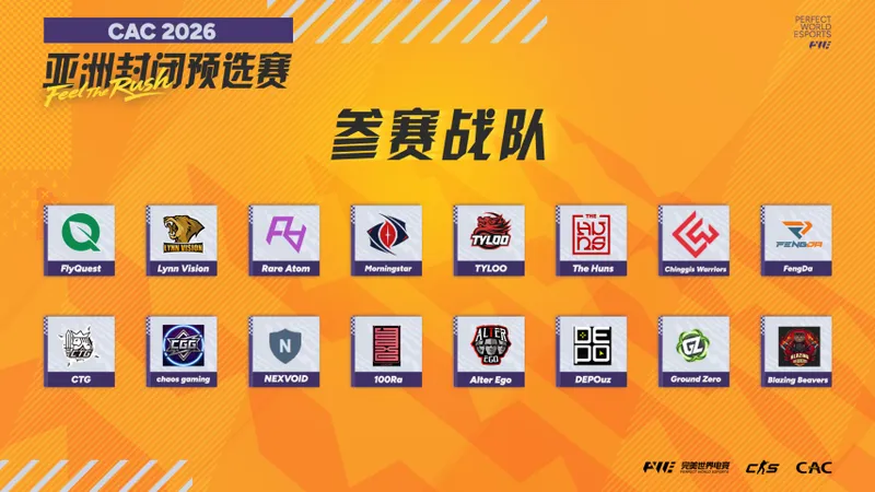 CAC2026亚洲封闭预选赛开战