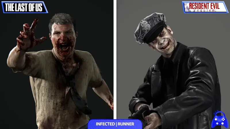 《生化危机9》与《最后的生还者》建模对比