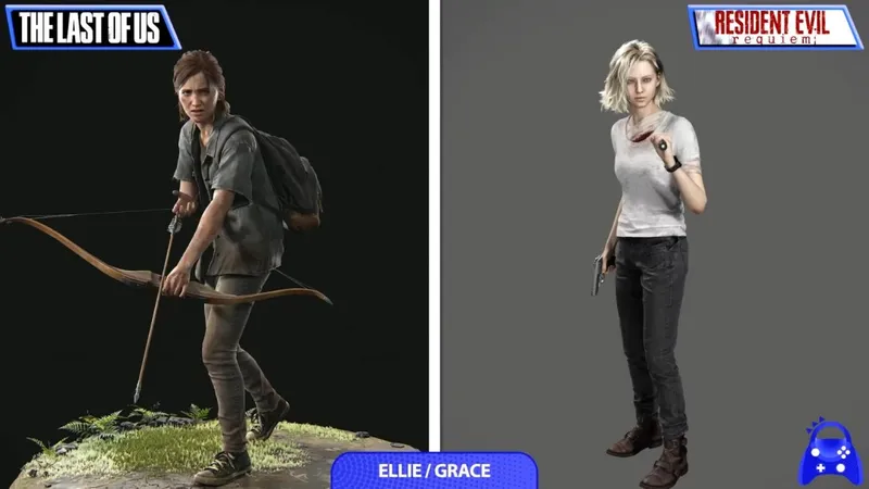 《生化危机9》与《最后的生还者》建模对比