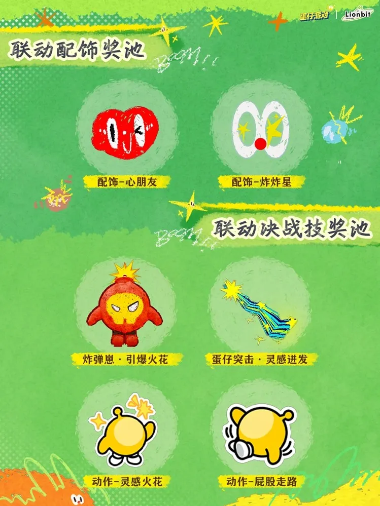 《蛋仔派对》x炸毛Lionbit联动上线