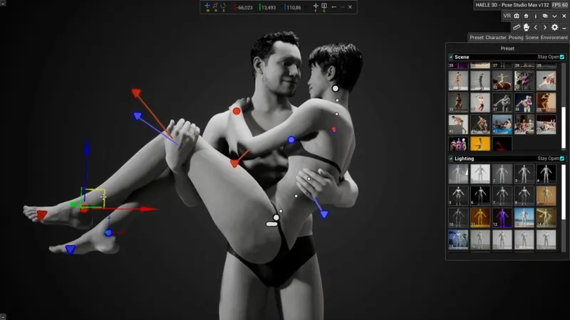 《HAELE3D》姿势工作室Max上线Steam