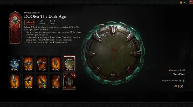 《暗黑破坏神4》x《毁灭战士：黑暗时代》联动上线