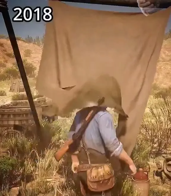 《生化危机9》与《荒野大镖客2》布料物理对比