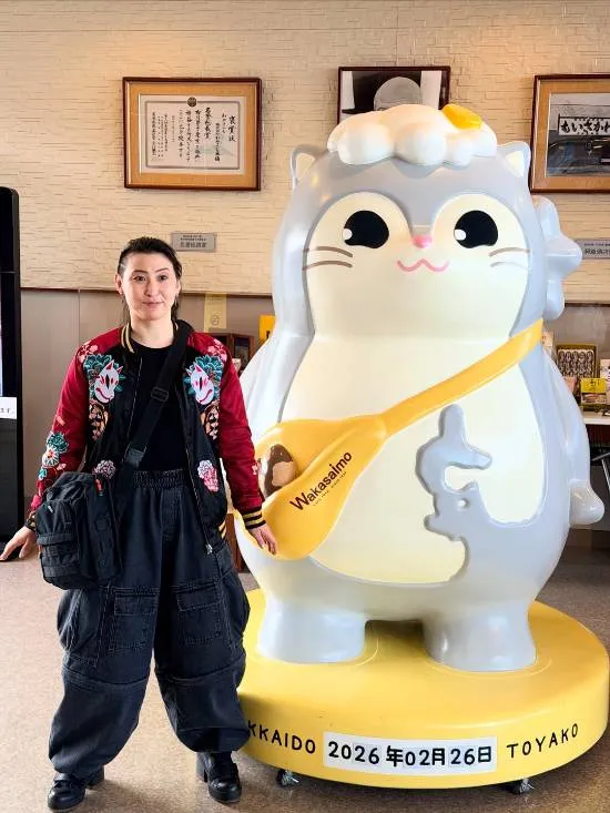 《羊蹄山之魂》主演雨姐北海道晒照