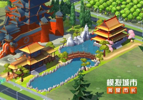 《模拟城市：我是市长》鱼跃龙门主题建筑-国风古韵建筑详解