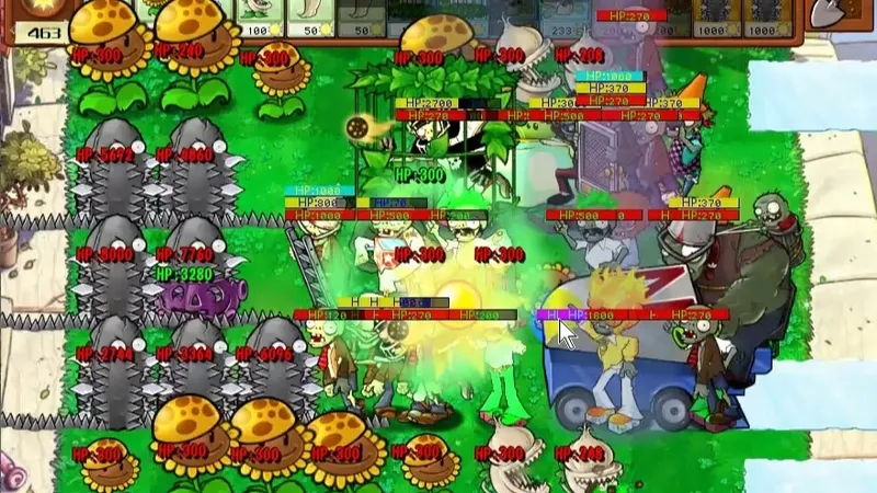 植物大战僵尸杂交版 惩戒牢笼 挑战1