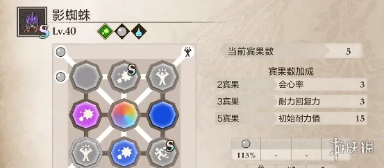 《怪物猎人物语3命运双龙》开荒影蜘蛛因子搭配攻略